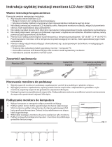 Acer EB222Q Skrócona instrukcja obsługi