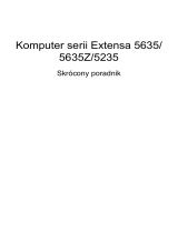 Acer Extensa 5635Z Skrócona instrukcja obsługi