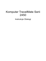 Acer TravelMate 2450 Instrukcja obsługi