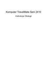 Acer TravelMate 2410 Instrukcja obsługi
