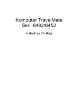 Acer TravelMate 6492 Instrukcja obsługi