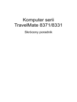 Acer TravelMate 8331 Skrócona instrukcja obsługi