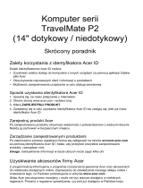 Acer TravelMate P245-MP Skrócona instrukcja obsługi