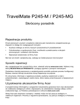 Acer TravelMate P245-M Skrócona instrukcja obsługi