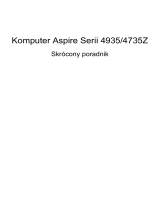 Acer Aspire 4735ZG Skrócona instrukcja obsługi