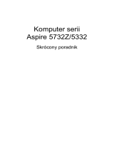 Acer Aspire 5332 Skrócona instrukcja obsługi