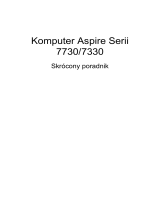 Acer Aspire 7330 Skrócona instrukcja obsługi