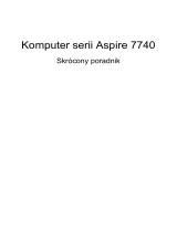 Acer Aspire 7740G Skrócona instrukcja obsługi