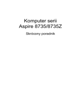 Acer Aspire 8735 Skrócona instrukcja obsługi