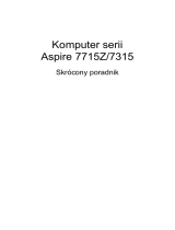 Acer Aspire 7315 Skrócona instrukcja obsługi
