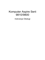 Acer Aspire 9800 Instrukcja obsługi