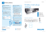 Philips DVDR3510V/58 Skrócona instrukcja obsługi