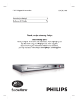 Philips DVDR3400/58 Instrukcja obsługi