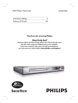 Philips DVDR3380/58 Instrukcja obsługi