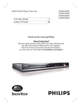 Philips DVDR3460H/58 Instrukcja obsługi
