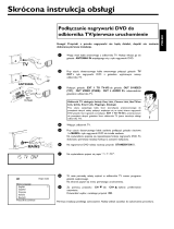 Philips DVDR75/021 Skrócona instrukcja obsługi