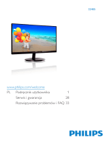 Philips 224E5QSW/01 Instrukcja obsługi