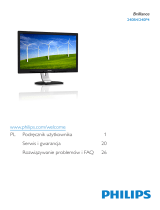 Philips 240P4QPYEB/00 Instrukcja obsługi