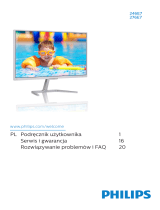 Philips 246E7QDAB/01 Instrukcja obsługi