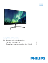 Philips 276E8FJAB/00 Instrukcja obsługi