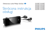 Philips SA2426BT/02 Skrócona instrukcja obsługi