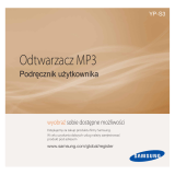 Samsung YP-S3JAW Instrukcja obsługi