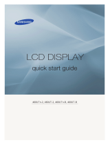Samsung 460UT-2 Skrócona instrukcja obsługi