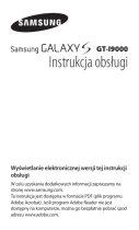 Samsung GT-I9000/RM8 Skrócona instrukcja obsługi