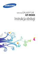 Samsung GT-I9305 Instrukcja obsługi