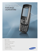 Samsung SGH-J750 Skrócona instrukcja obsługi