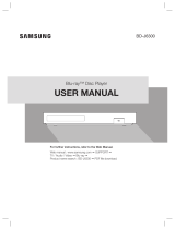 Samsung BD-J6300 Skrócona instrukcja obsługi