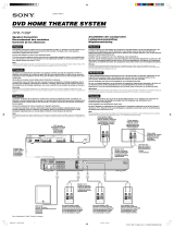 Sony HTD-710SF Instrukcja instalacji