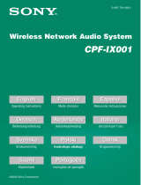 Sony CPF-IX001 Instrukcja obsługi