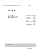 Sony STR-DN1030 instrukcja