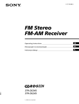 Sony STR-DE345 Instrukcja obsługi