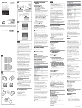 Sony SEL2470Z Instrukcja obsługi