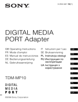 Sony TDM-MP10 Instrukcja obsługi