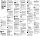 Sony SR-4A4 Instrukcja obsługi