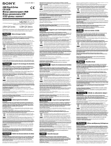 Sony USM64GQX Instrukcja obsługi