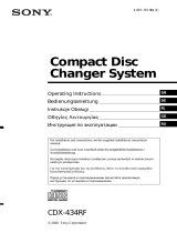 Sony CDX-434RF Instrukcja obsługi