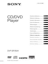Sony DVP-SR760H Instrukcja obsługi