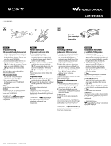 Sony CKM-NWZE430 Instrukcja obsługi