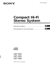 Sony LBT-XB5 Instrukcja obsługi