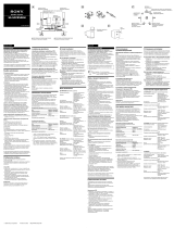 Sony SS-SFCR500H Instrukcja obsługi