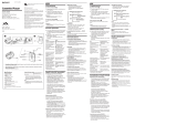 Sony WM-EX522 Instrukcja obsługi