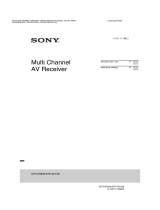 Sony STR-DH830 Instrukcja obsługi