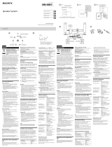 Sony SS-CS310CR Instrukcja obsługi