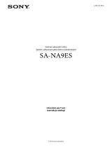 Sony SA-NA9ES Instrukcja obsługi