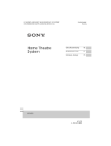 Sony HT-XT3 Instrukcja obsługi