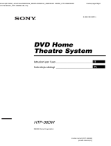 Sony HTP-36DW Instrukcja obsługi